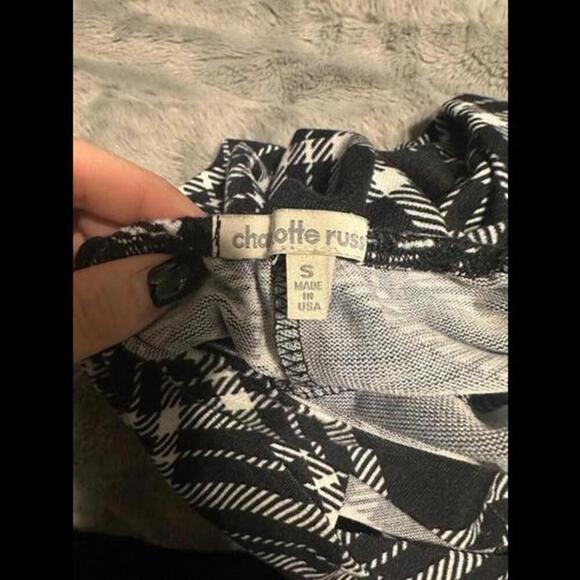 Charlotte Russe Plaid Skater Dress with Cut-Out Back - Picture 3 of 3